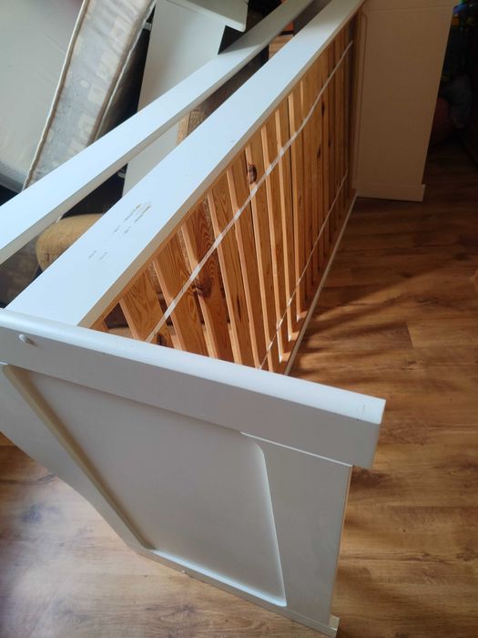 Łóżko dziecięce białe 90 cm na 200 cm