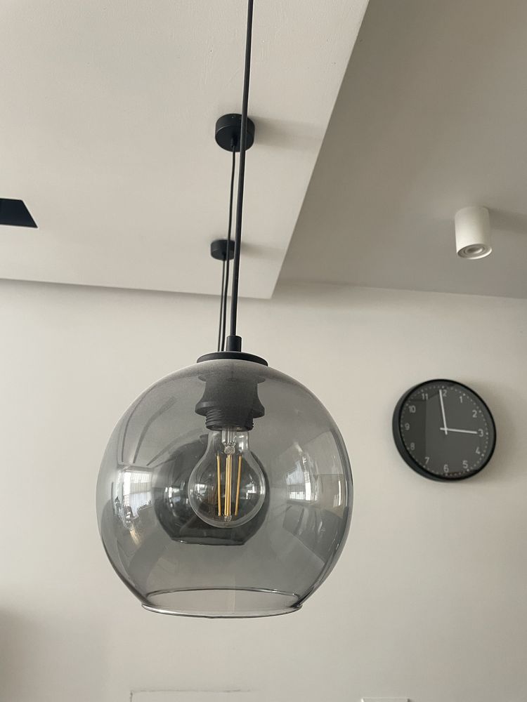 3 x lampa wisząca szklana