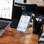 Mesa suporte do telefone móvel acrílico celular para iphone