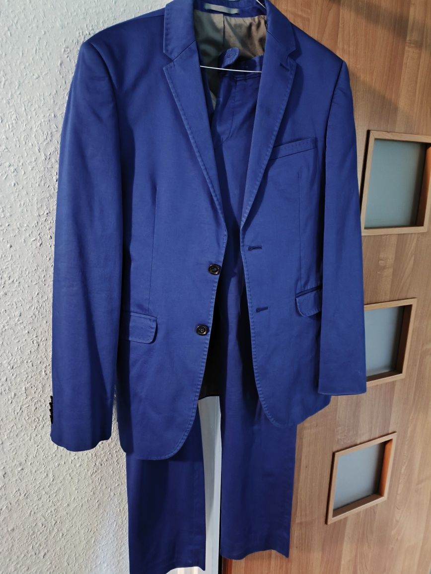 Garnitur męski Bytom niebieski 46