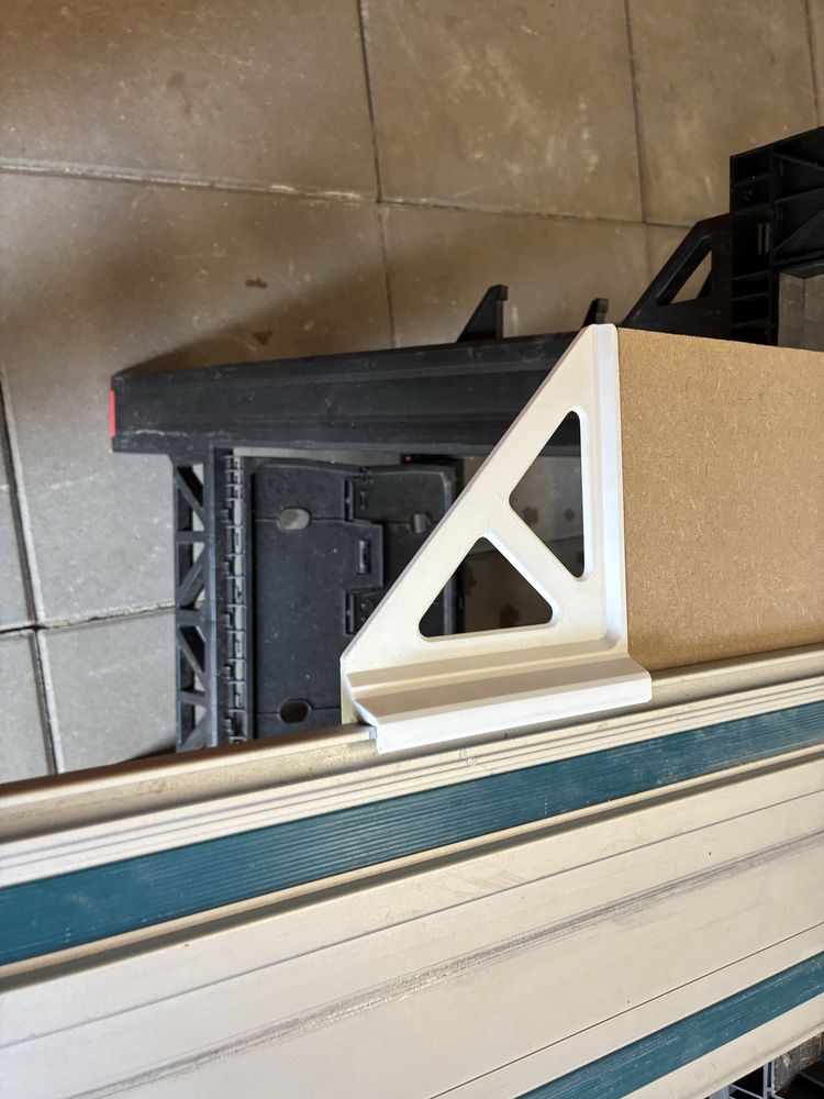 Przykładnica kątowa 90° i 45° do szyny Makita / Festool – Wydruk 3D
