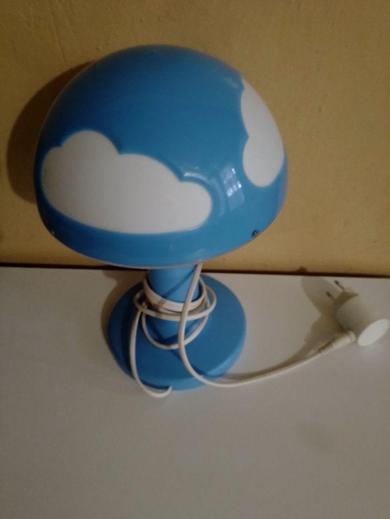 Lampa ikea chmurka skojing + lampka na biurko gratis