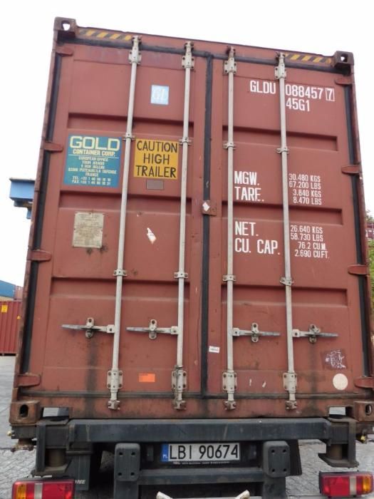 Kontener 40'HC, 12m magazyn budowlany, szczelny w 100%