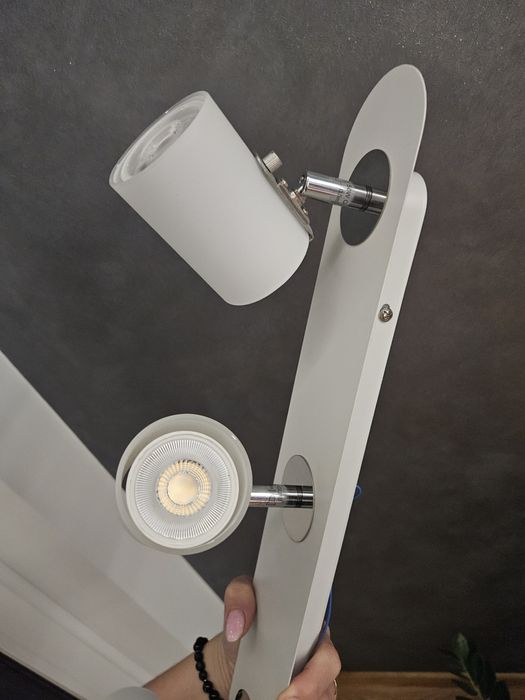 Lampa sufitowa spot biała