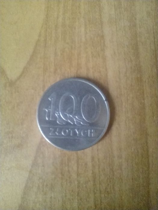Moneta 100zl z 1990roku