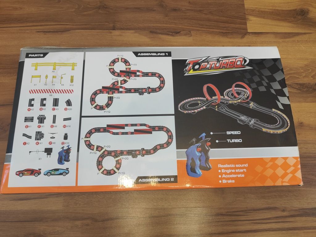 Tor Wyścigowy tani Top Turbo dynamo autka 9 metrów