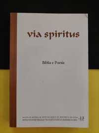 Via Spiritus n.º 13 - Biblía e poesia