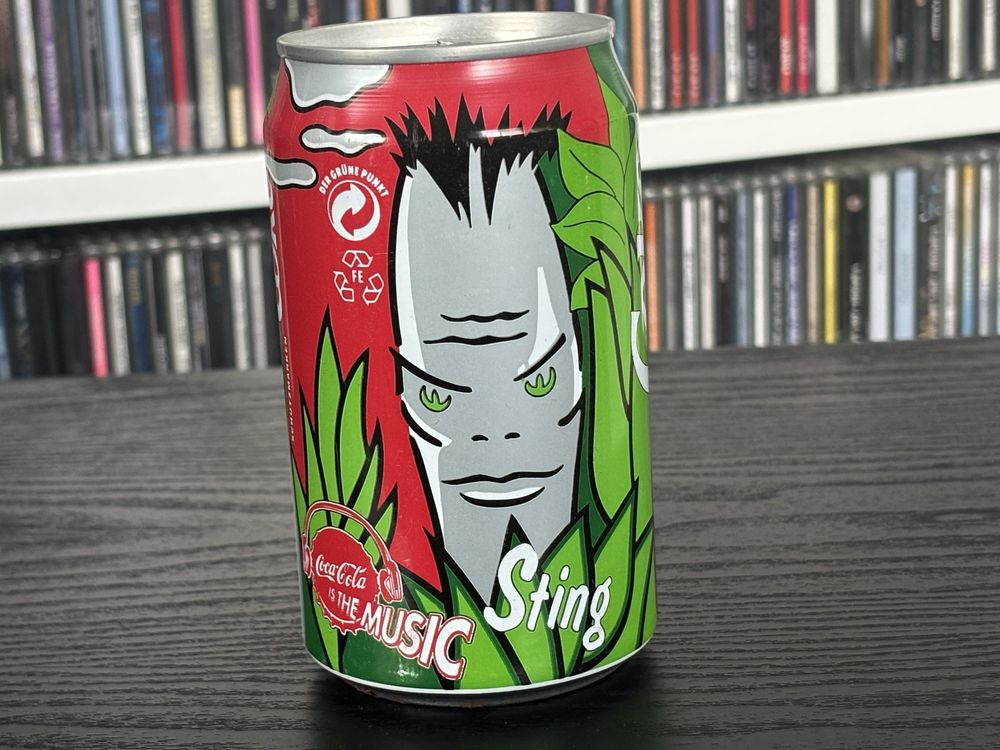 Puszka Coca-Cola STING lata 90 unikat!