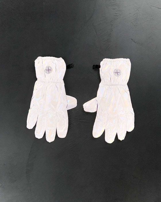 Рукавиці Stone Island 92069 Nylon Metal Gloves Grey SI0180-GY