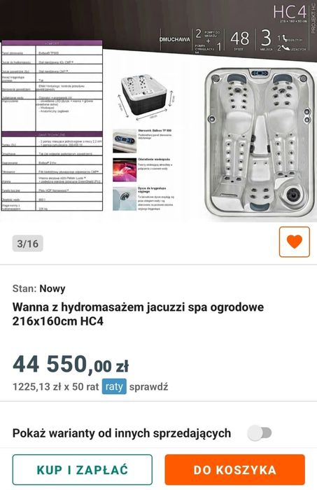 Jacuzzi ogrodowe hanscraft hc4