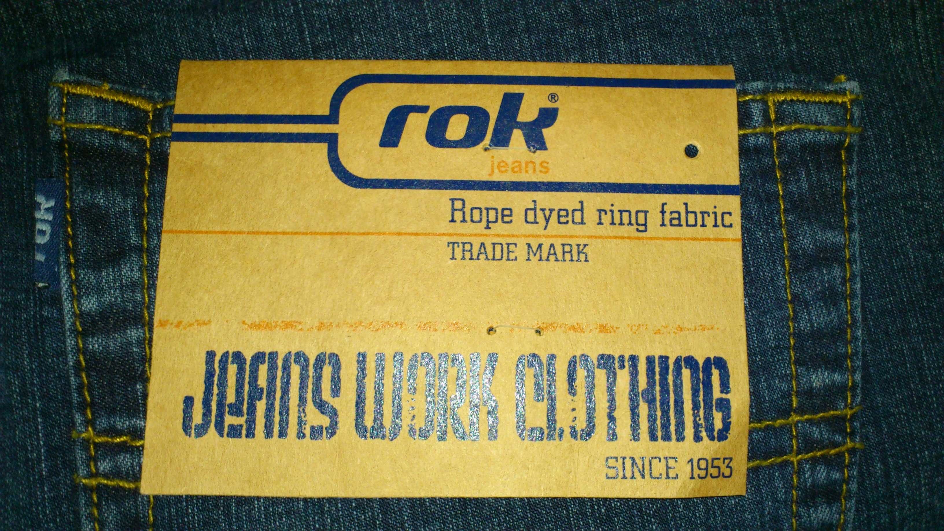 Джинсы рабочие ROK.НОВЫЕ, Испания,40/32,тёмно-синие,плотные,W-47,L-110