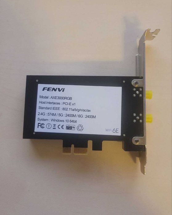 Адаптер Wifi 6E/ BT 5.3 Fenvi ax3000
