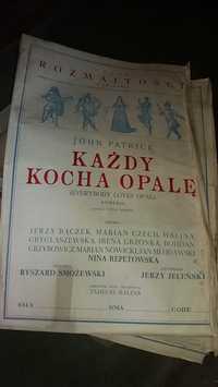 Rarytas ! Plakat Teatru Rozmaitości "Każdy Kocha Operę"