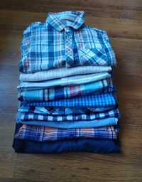 Duża paka r.98 letnie ubranka koszule krótki rękaw dla chłopca wysyłka