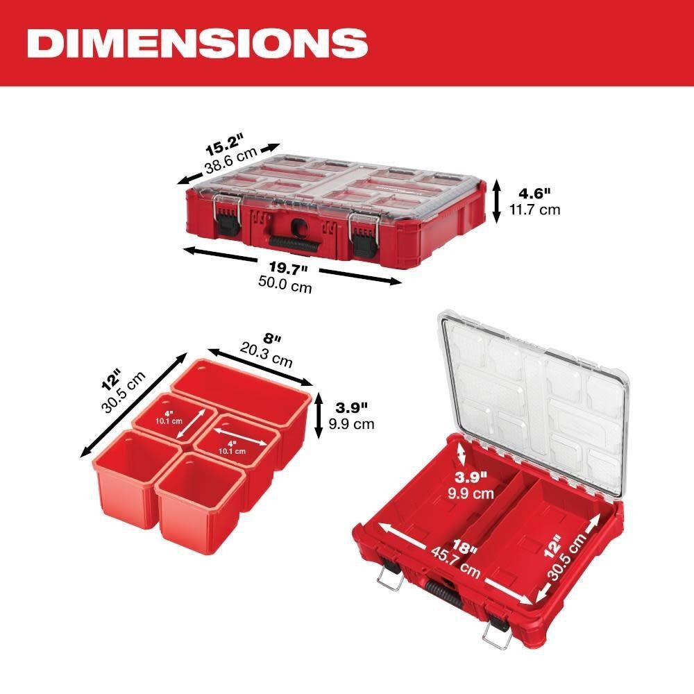 Органайзер Milwaukee 48-22-8430 packout кейс чемодан