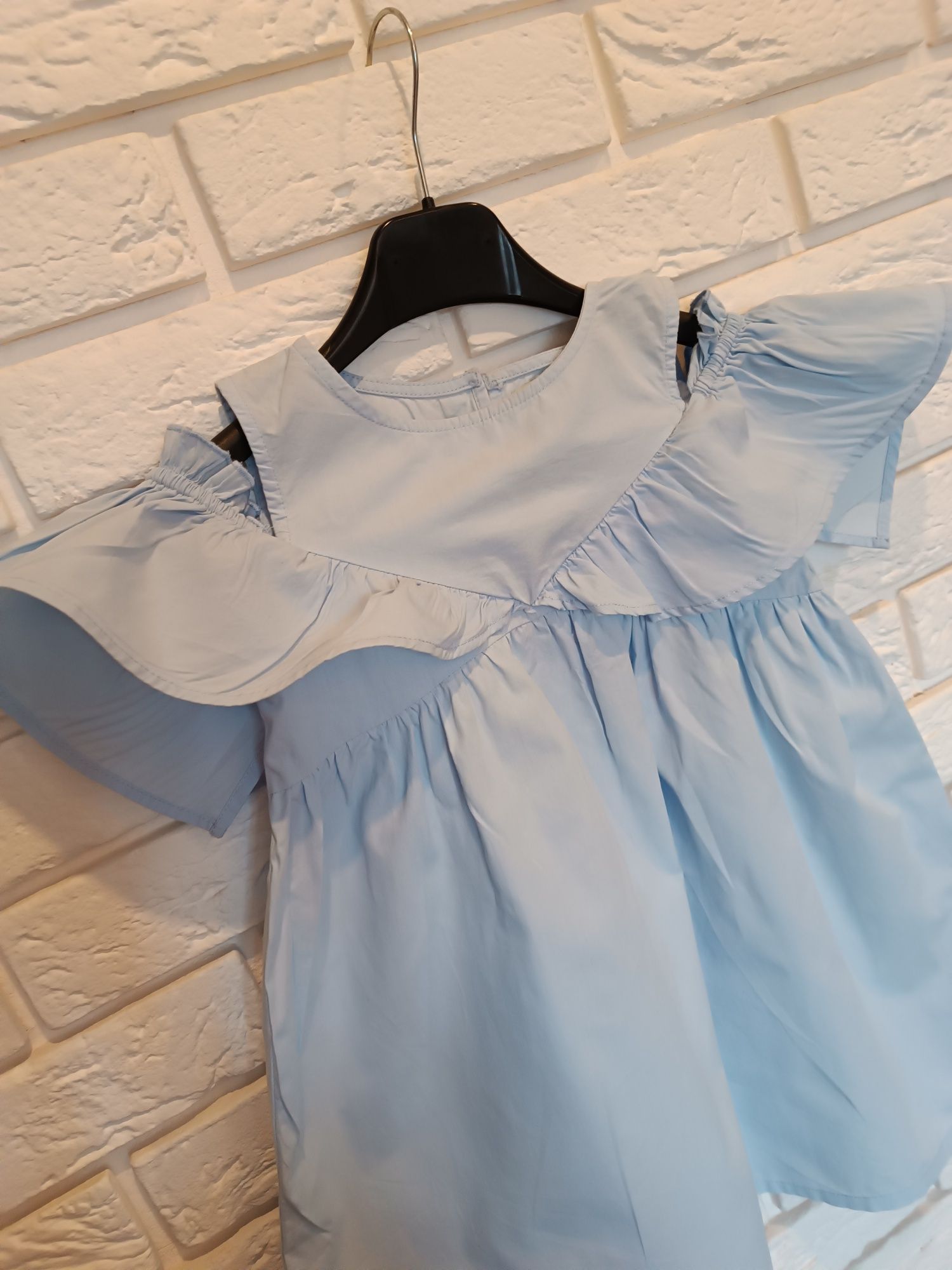 Sukienka hiszpanka bany blu wesele komunia max& mia jak Zara 110/116