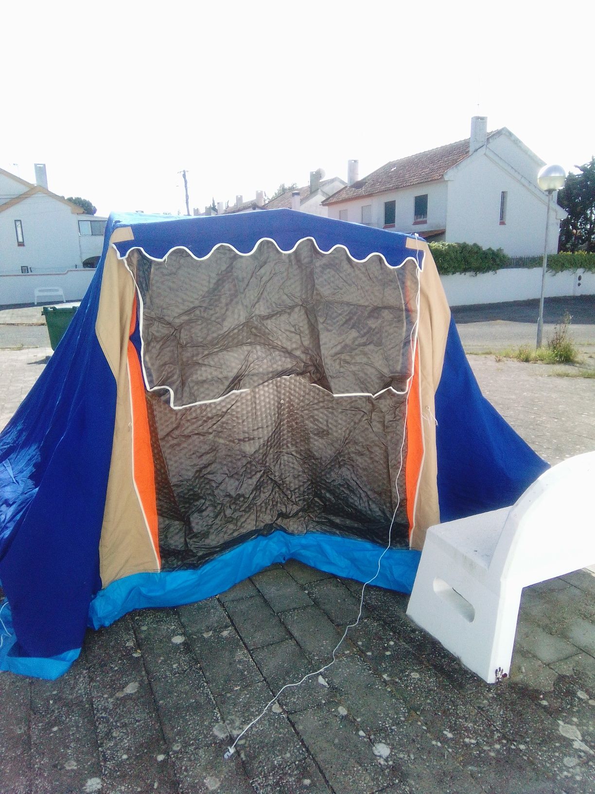 Tenda com dois quartos