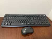 Teclado e rato wireless logitech mk295