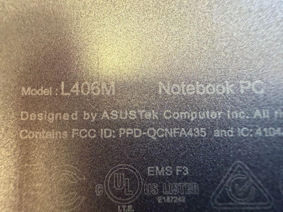 Laptop Asus netbook L406m /Kraków Starowiślna