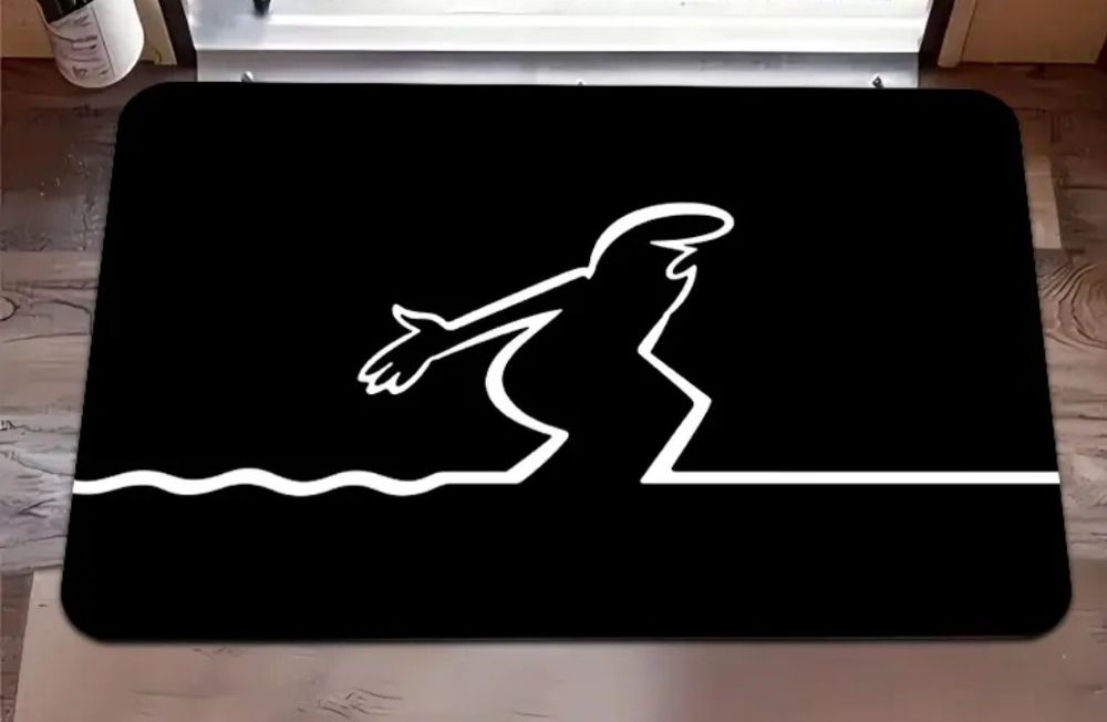 Zabawna miękka mata print kreskówki Linia