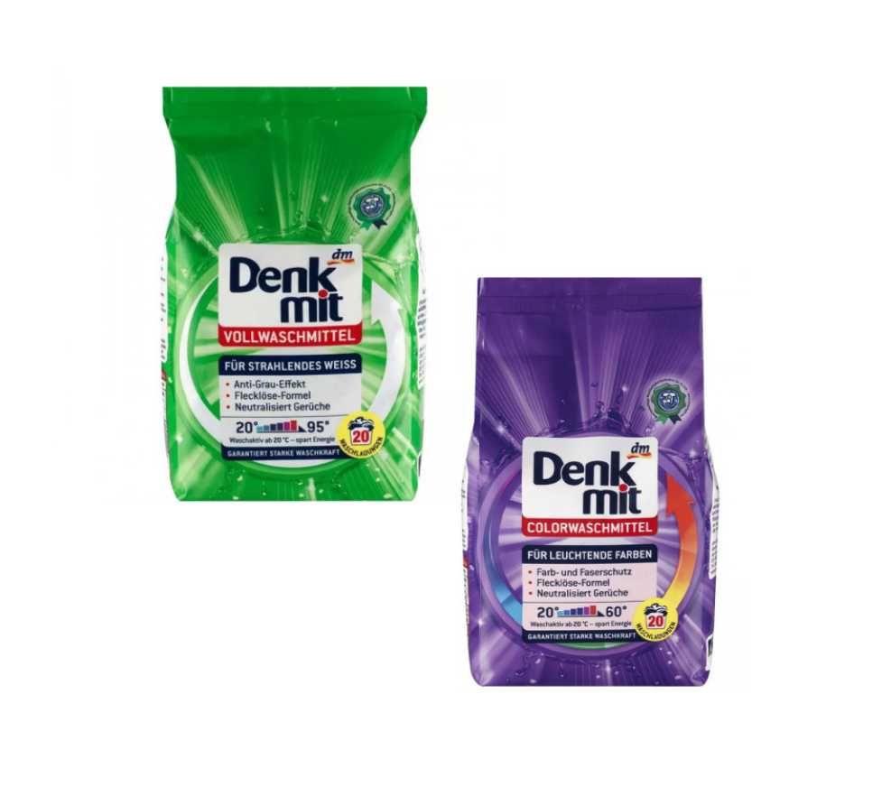 Гурт Denkmit порошок для прання кольорових речей  1,35 кг (20 прань)