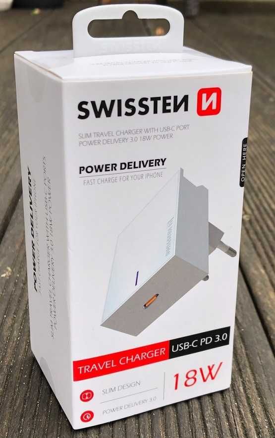 Szybka Ładowarka Sieciowa SWISSTEN 18W PD 3.0 Typ C * Wejherowo