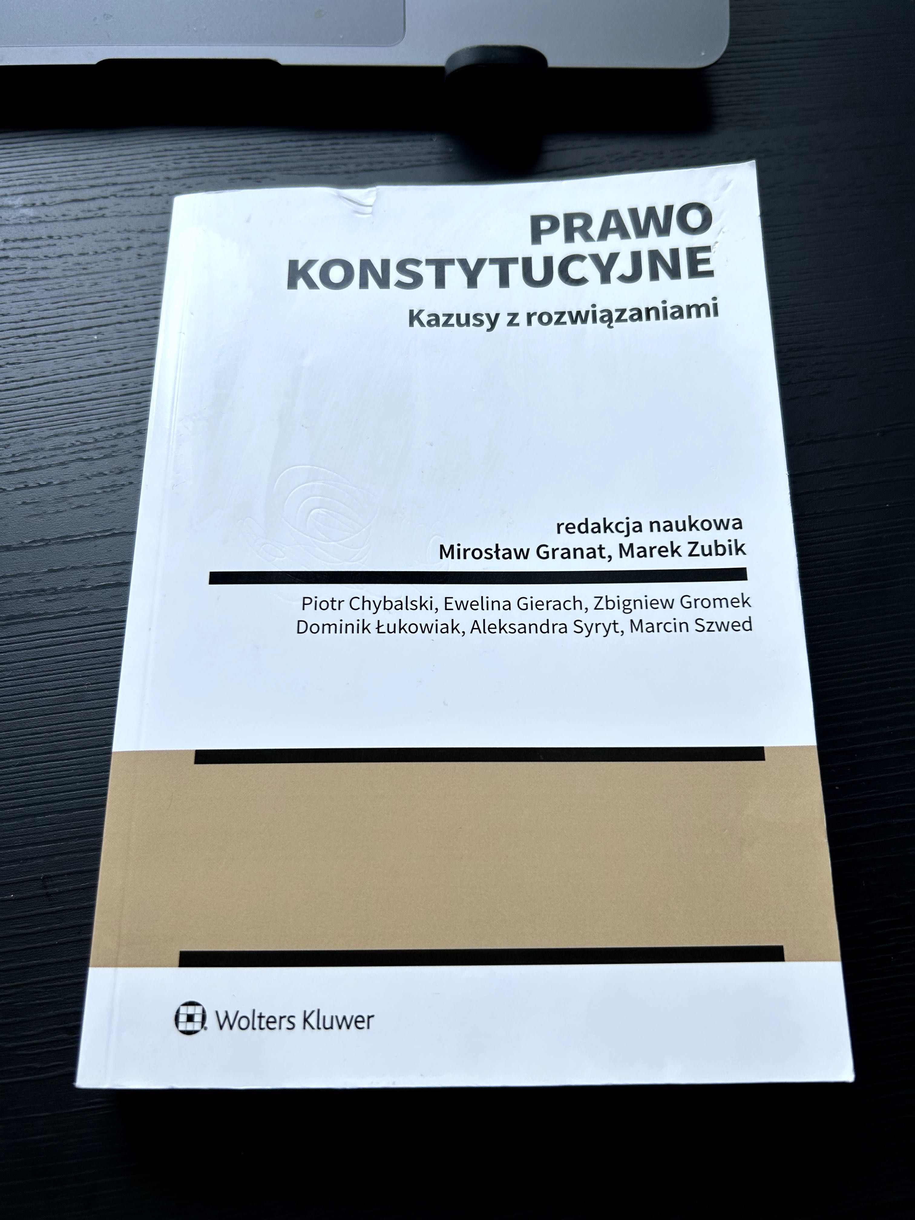 Prawo konstytucyjne, kazusy, W.Kluwer, 2022