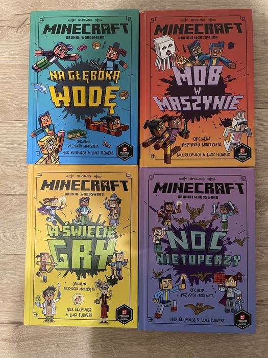 Książki z serii Minecraft