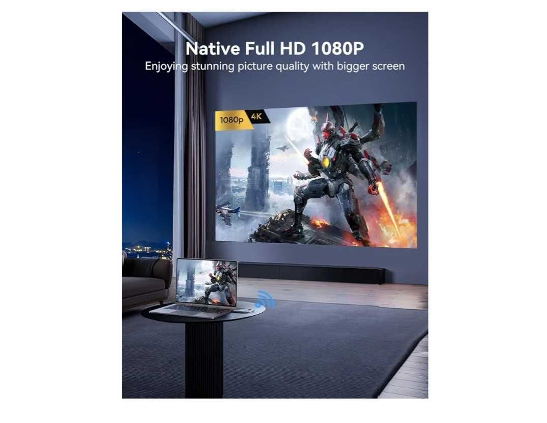 Bezprzewodowy nadajnik i odbiornik HDMI FIGEBNY Plug & Play