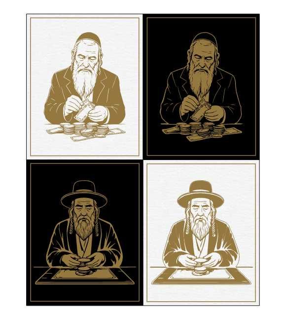 Obrazek na szczęście, powodzenie, bogactwo, pieniądze grawer HDF 8x10