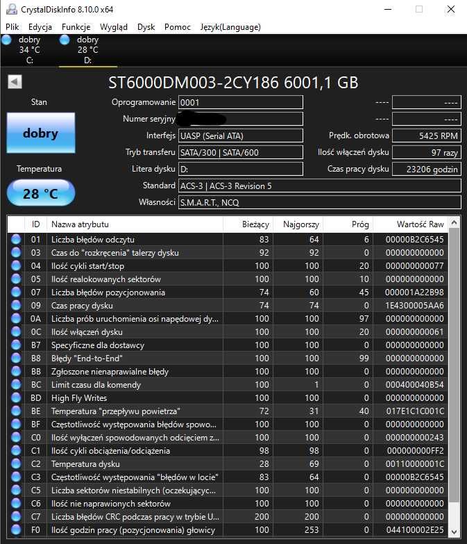 Dysk twardy Seagate Backup Plus Hub 6TB SATA 3,5"