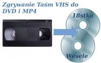 Zgrywanie starych taśm VHS na płyty DVD lub USB pendrive w mp4.