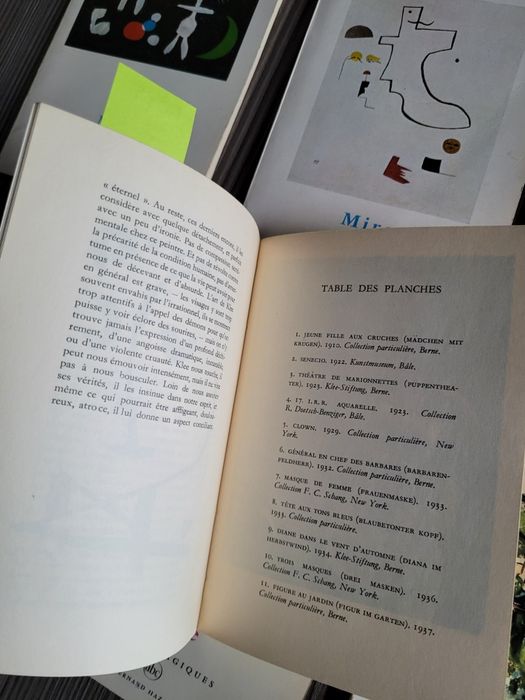4085. "6 Książeczek" Miro, Cezanne, Mondrian, Kler