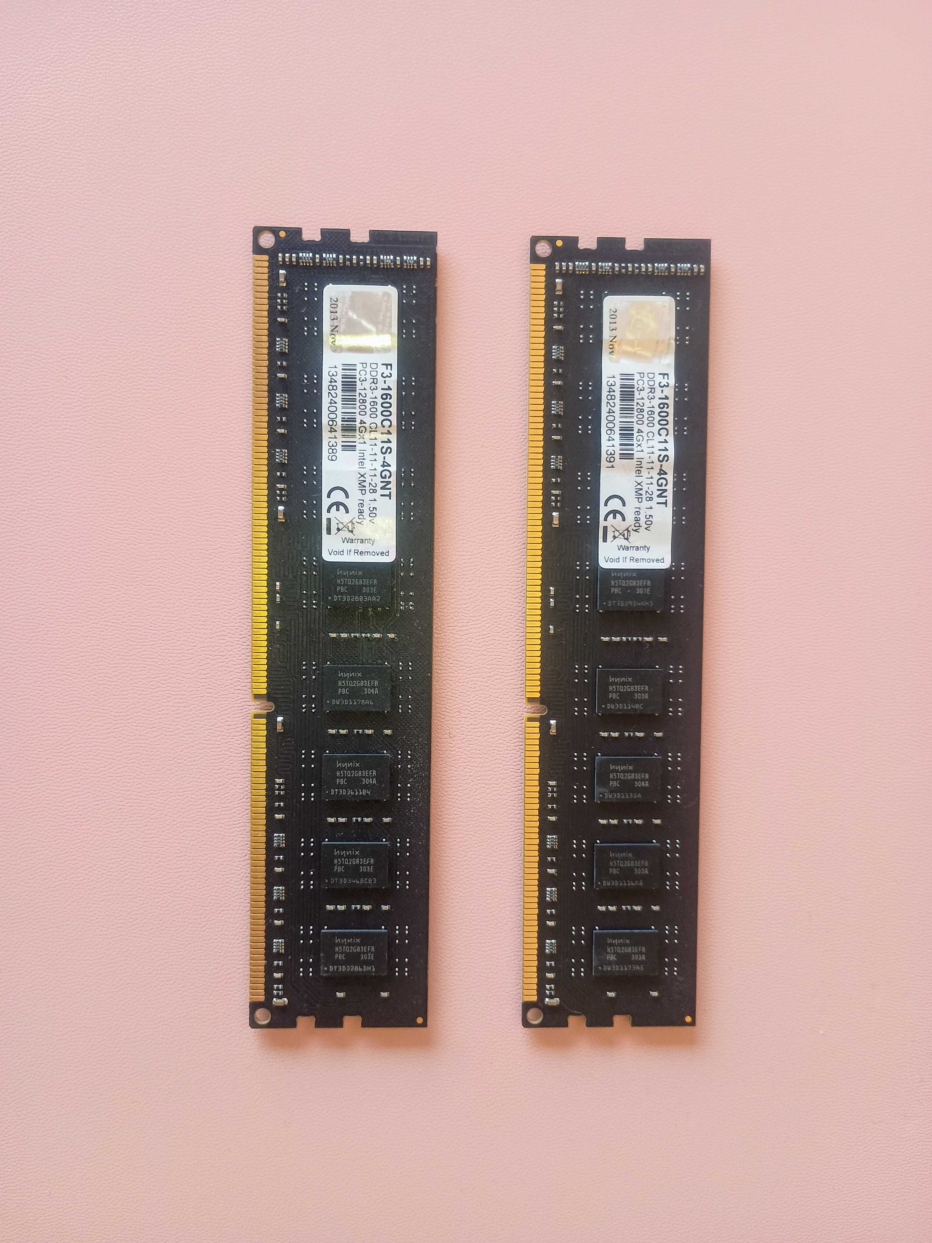 Memória RAM DDR3 4GB 1600MHz G.Skill (F3-1600C11S-4GNT)