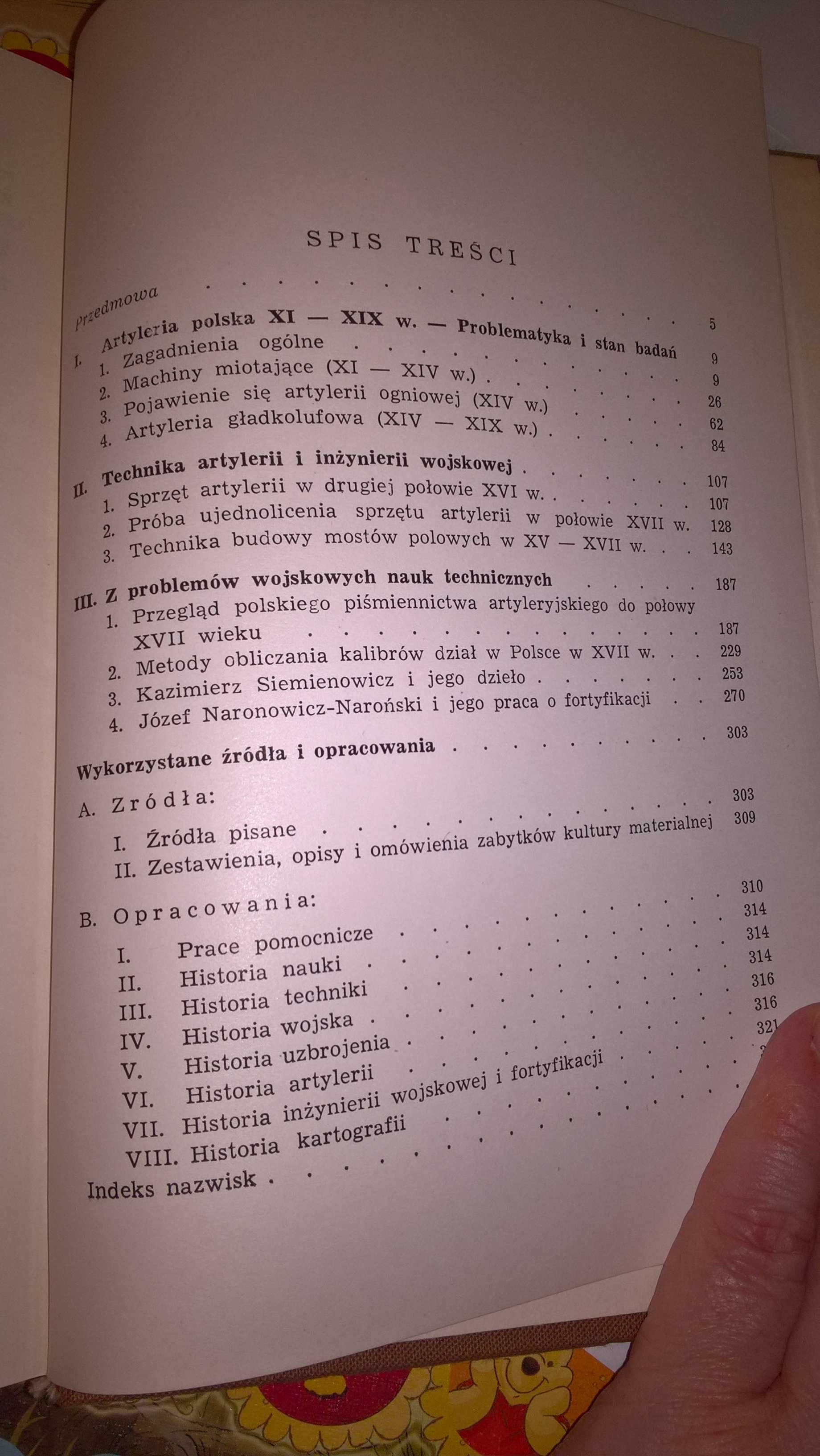 Z dziejów techniki wojennej w dawnej Polsce
Tadeusz Nowak