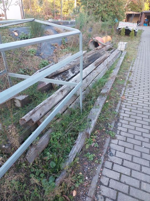 Stare drewno belki z dachu