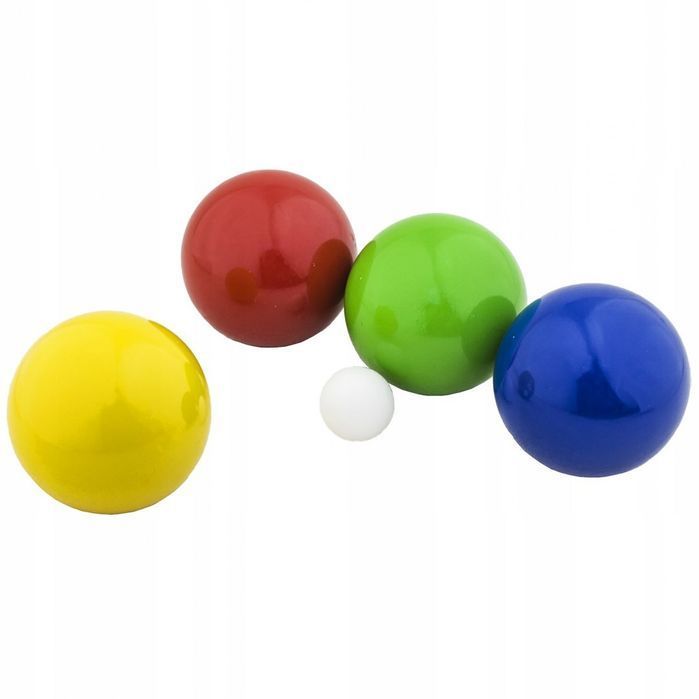 Drewniane Kule Do Gry 8 Szt. - Boule, Bule, 90 Mm W Walizce