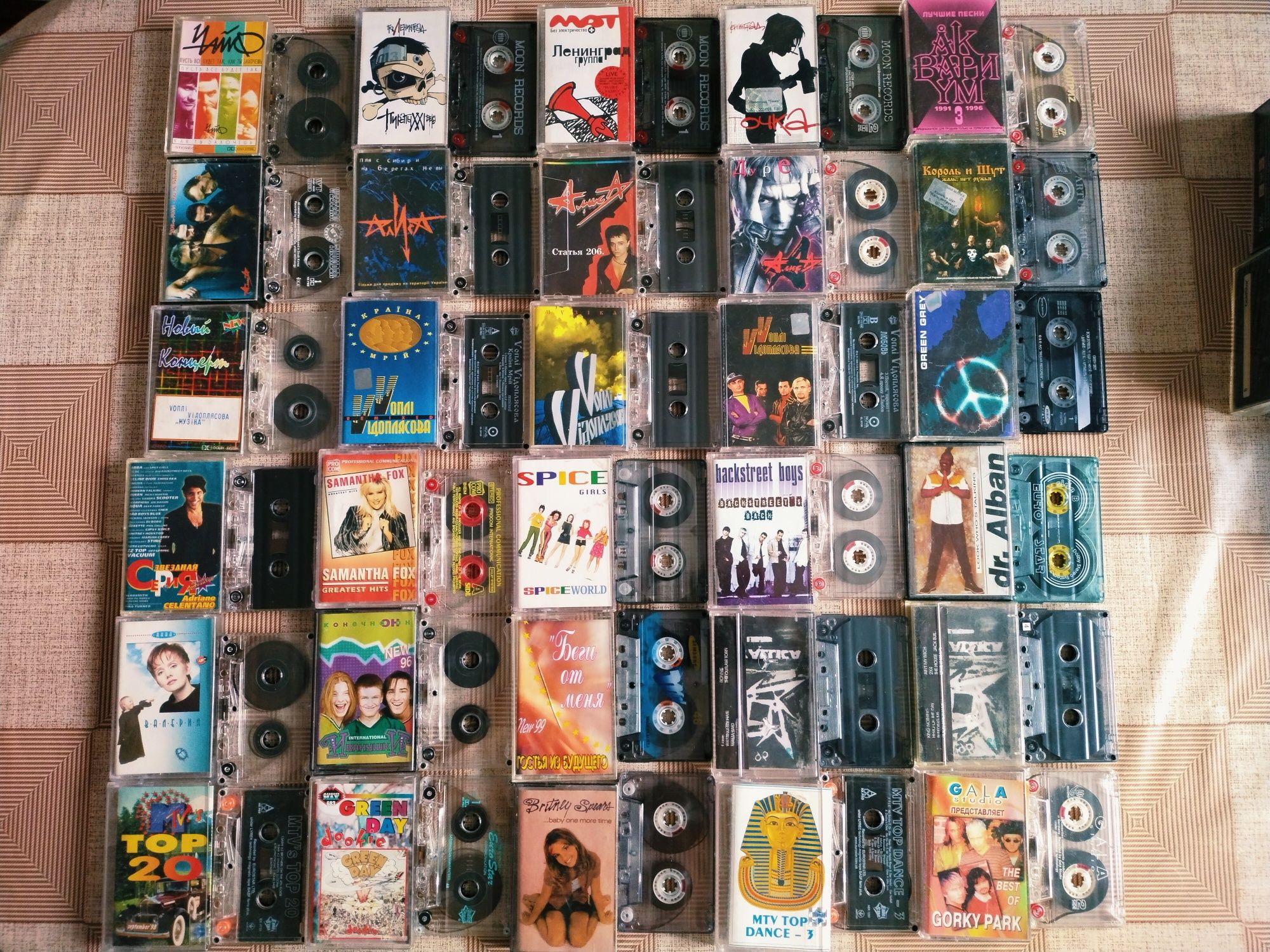 аудиокассеты Мелодия СССР 1980-х и с 90х. Рок. Метал
