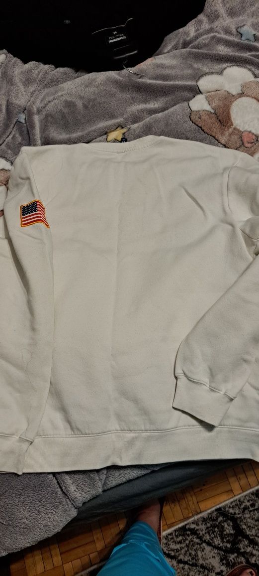 Bluza biala damsko męska.