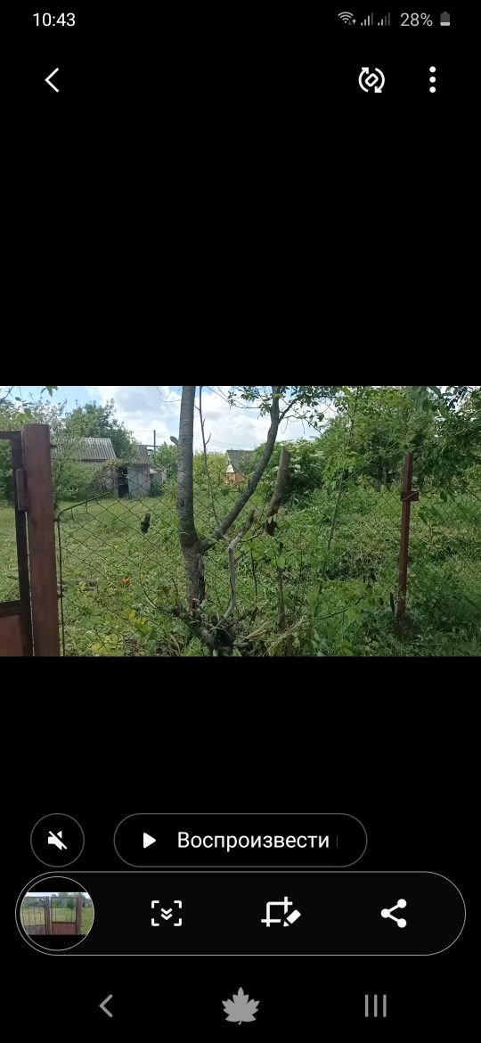 Срочно дачный участок 10 соток вода электричество ДТП квитневе обмен