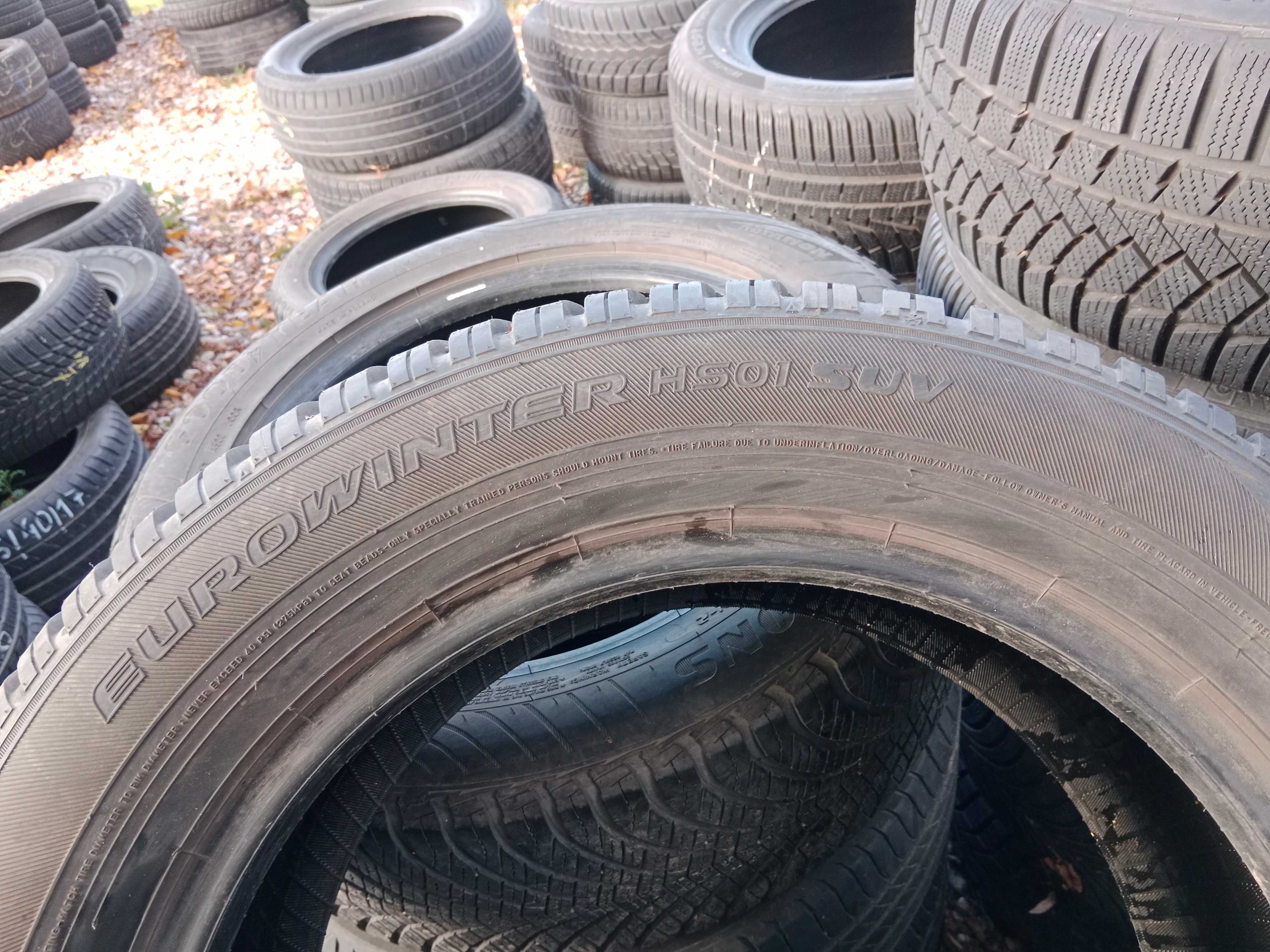 Opona używana 225/60R17 Falken Eurowinter HS01 SUV 1szt.