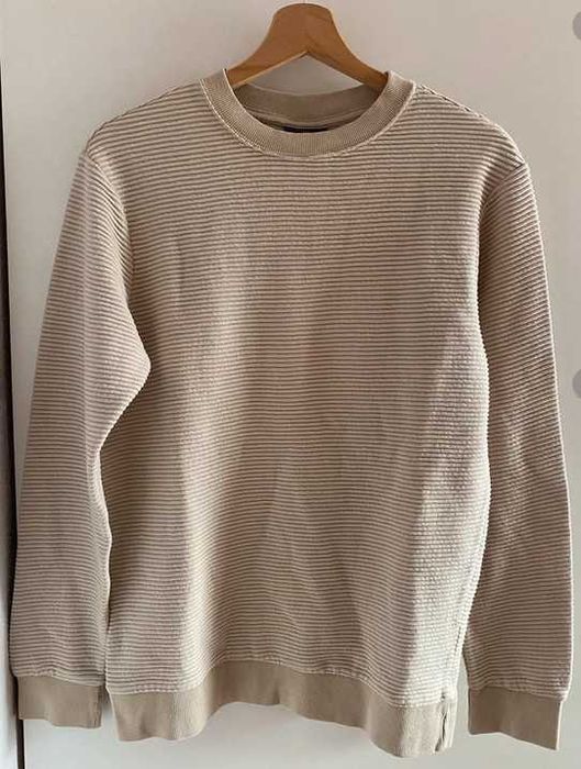 Męski beżowy sweter H&M