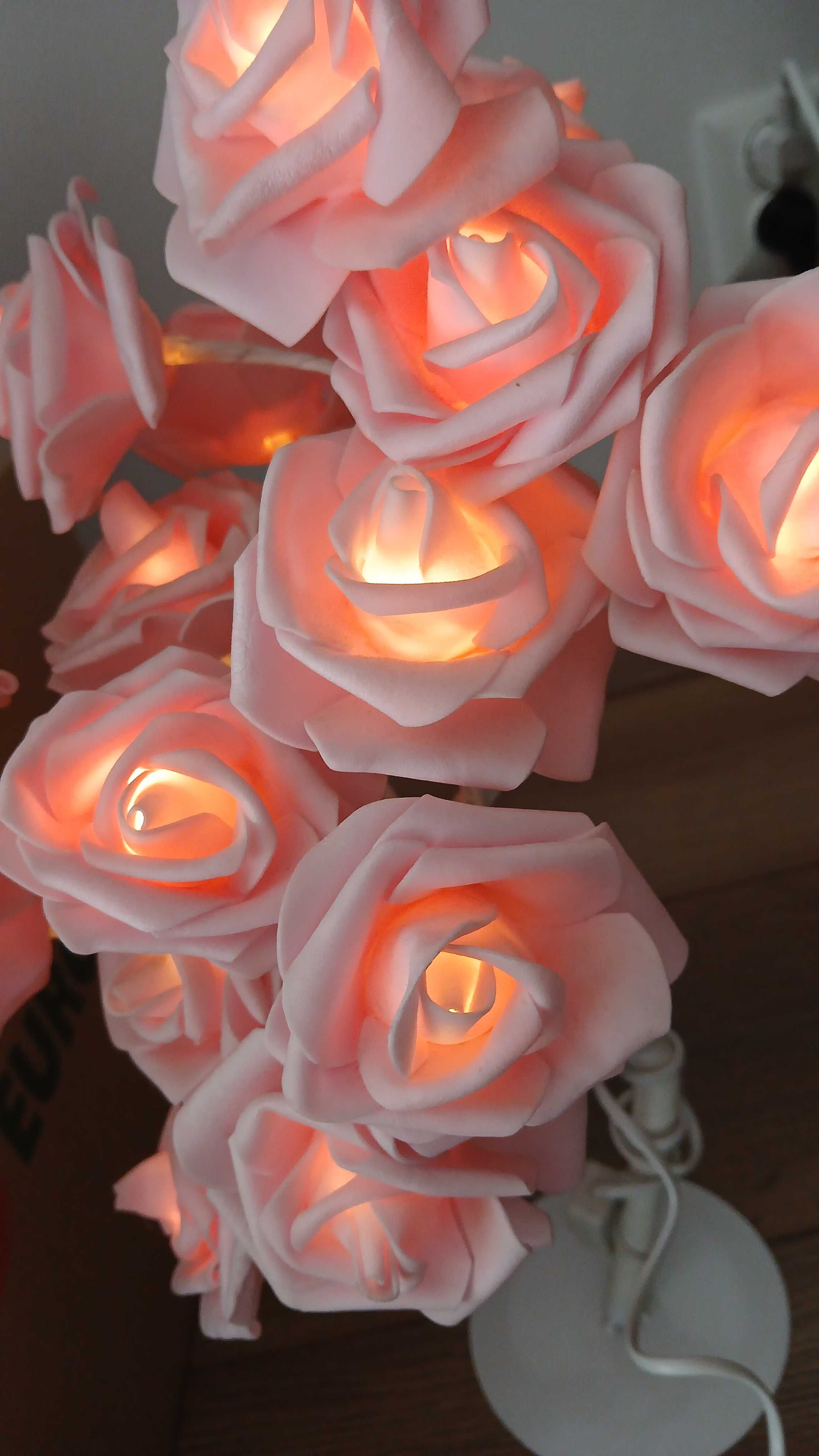 Lampka roze ozdobna