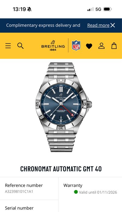 Breitling chronomat gmt 40