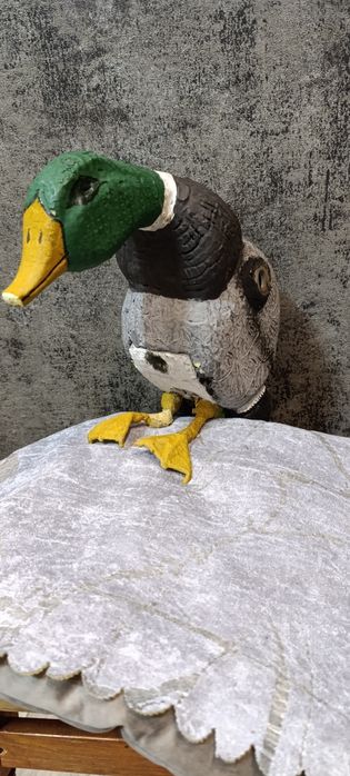 Утка подсадная муляж для охоты чучело