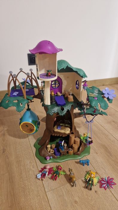 Drzewo wróżek ayuma playmobil domek kropelka