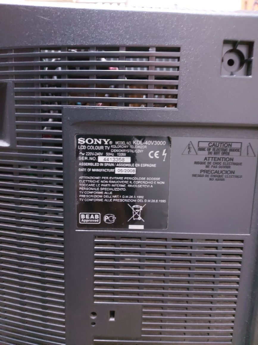 Telewizor Sony LCD 40 model 40V3000