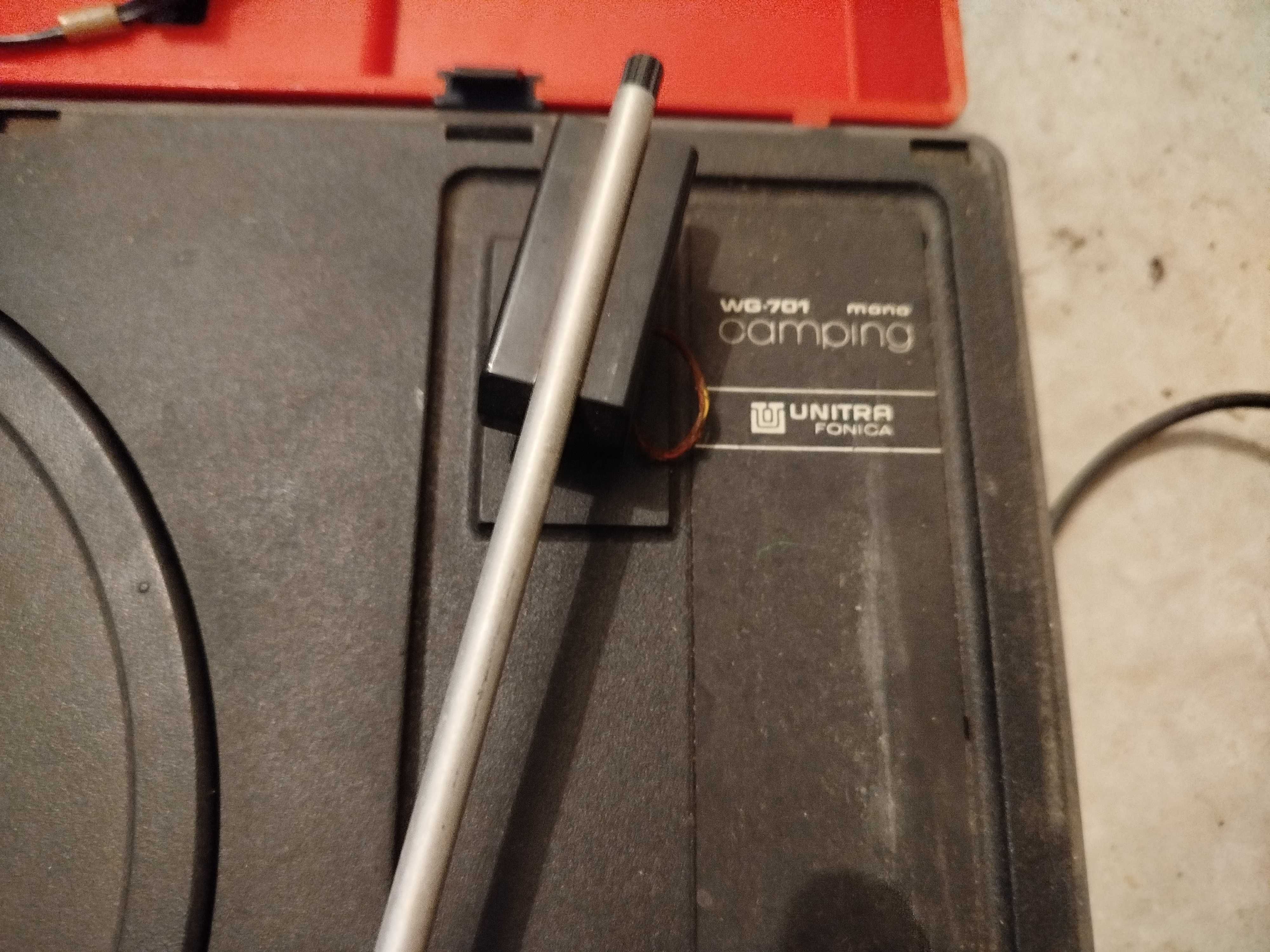 Adapter Gramofon Camping WG701 Unitra Fonica na części stan słaby