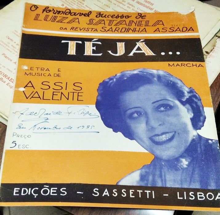 Conjunto de Partituras Originais de Música Portuguesa. Anos 30/50