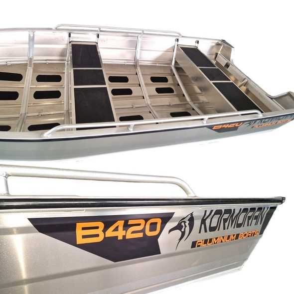 Kormoran Łódź Aluminiowa B420L 4,20m Łódka Wędkarska